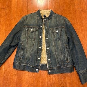 Gap sherpa lined denim jacket.